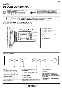Manual de uso Indesit MWI 3213 IX Microondas