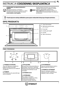 Instrukcja Indesit MWI 3343 IX Kuchenka mikrofalowa