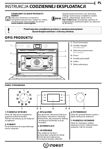 Instrukcja Indesit MWI 3400 IX Kuchenka mikrofalowa