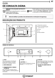 Manual Indesit MWI 6211 IX Micro-onda