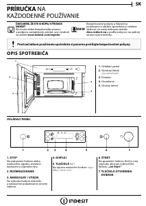 Návod Indesit MWI 6211 IX Mikrovlnná rúra