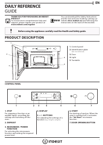 Manual Indesit MWI 6211 IX Microwave