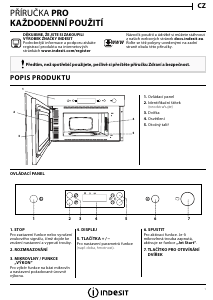 Manuál Indesit MWI 6211 IX Mikrovlnná trouba