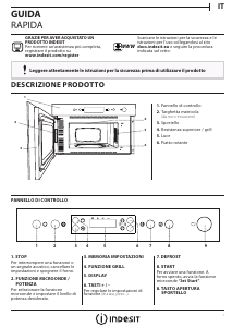 Εγχειρίδιο Indesit MWI 6213 IX Φούρνος μικροκυμάτων