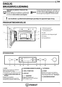 Brugsanvisning Indesit MWI 6213 IX Mikroovn