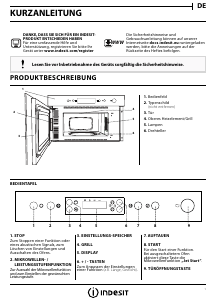 Bedienungsanleitung Indesit MWI 6213 IX Mikrowelle