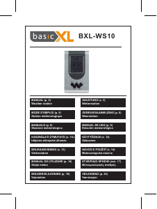 Manual BasicXL BXL-WS10 Weather Station