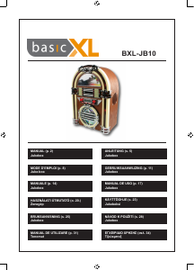 Εγχειρίδιο BasicXL BXL-JB10 Τζουκ μποξ