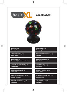 Manual de uso BasicXL BXL-BALL10 Bola de discoteca