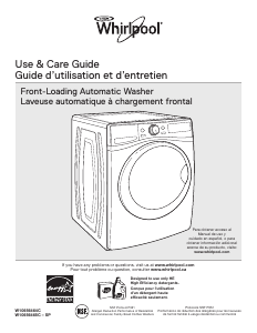 Manual Whirlpool WFW97HEDW Washing Machine