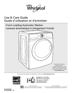 Manual Whirlpool WFW87HEDW Washing Machine