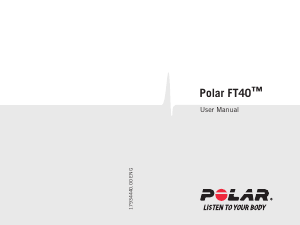Bedienungsanleitung Polar FT40 Sportuhr