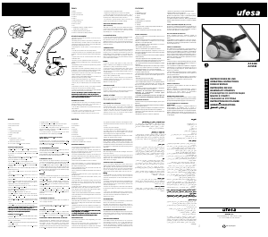 Manual Ufesa AT4218 Aspirator