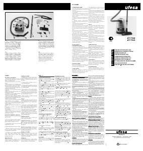 Руководство Ufesa AT7310 Пылесос