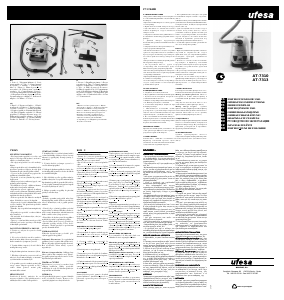 Manual Ufesa AT7313 Aspirator