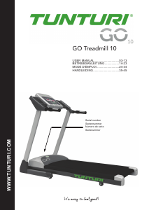 Manual Tunturi Go 10 Treadmill