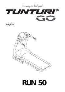 Manual Tunturi Go 50 Treadmill