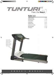 Manual Tunturi Run 3.0 Treadmill