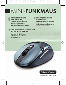 Bedienungsanleitung SilverCrest NM1005 Maus