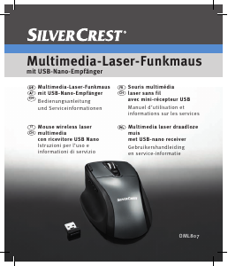 Bedienungsanleitung SilverCrest OML807 Maus