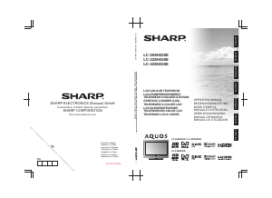Handleiding Sharp AQUOS LC-32SH330E LCD televisie