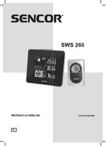 Instrukcja Sencor SWS 260 Stacja pogodowa