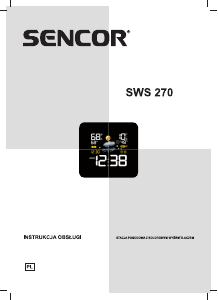 Instrukcja Sencor SWS 270 Stacja pogodowa