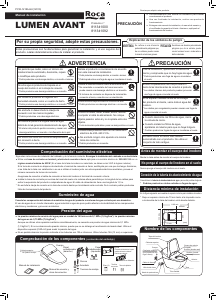 Manual de uso Roca Lumen Avant Inodoro