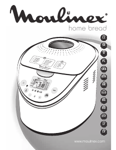 Manual Moulinex OW3022 Home Bread Mașina de pâine