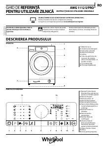 Manual Whirlpool AWG 1112 S/PRO Mașină de spălat