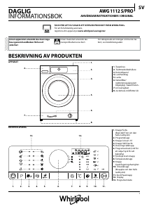 Bruksanvisning Whirlpool AWG 1112 S/PRO Tvättmaskin