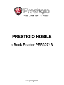 Manual Prestigio MultiReader 3274 E-Reader