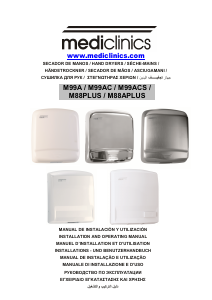 Manuale Mediclinics M88APLUS Optima Asciugamani automatico