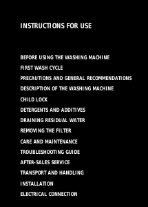 Manual Whirlpool AWM 1001/S Washing Machine