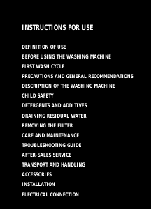 Manual Whirlpool AWM 1312 Washing Machine