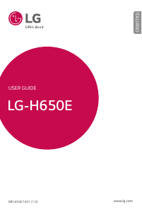 Manuale LG H650E Zero Telefono cellulare