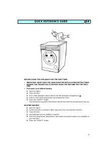 Handleiding Whirlpool AWM 237/1 Wasmachine