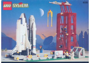 Bedienungsanleitung Lego set 6339 Town Shuttle-Startrampe