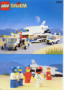 Manual Lego set 6346 Town Shuttle launching crew