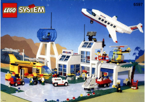 Bedienungsanleitung Lego set 6597 Town Flughafen