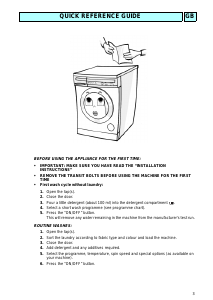 Manual Whirlpool AWM 249/3 Washing Machine