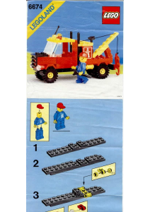 Brugsanvisning Lego set 6674 Town Bjærgningskøretøj