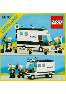 Manual Lego set 6676 Town Mobile command unit