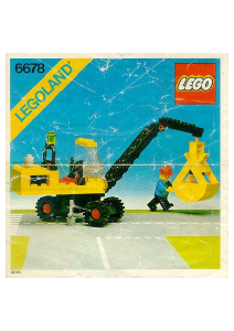 Manual Lego set 6678 Town Pneumatic crane