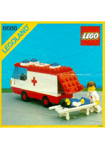 Manual Lego set 6688 Town Ambulância