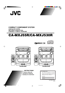 Handleiding JVC CA-MXJ55R Stereoset