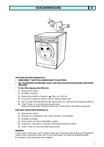 Bedienungsanleitung Whirlpool AWM 328/3 Waschmaschine