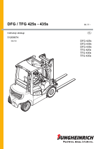 Instrukcja Jungheinrich DFG 425s Wózek widłowy