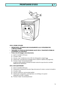 Manuale Whirlpool AWM 4610 Lavatrice