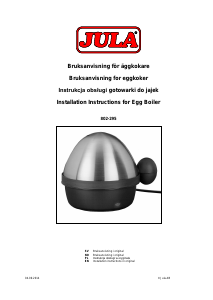 Manual Jula 802-295 Egg Cooker